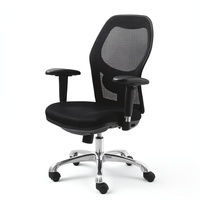 Chaise de bureau moderne ergonomique en maille, confortable, avec réglage en hauteur, chaise de direction en tissu