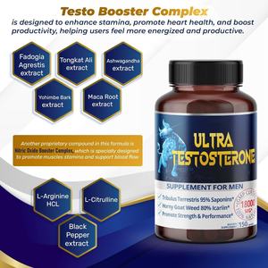 Tribulus Terrestris Horny Goat Weed 80% Icariin Capsules <span class=keywords><strong>Natural</strong></span> Male Vitality Strength <span class=keywords><strong>Endurance</strong></span> Enhancer Energy Booster - Product Image 3