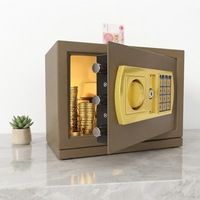 Coffre-fort en acier étanche XT-Safe01, multi-verrous (mécanique/clé/électronique/empreinte digitale) pour usage domestique et commercial – Vente chaude usine