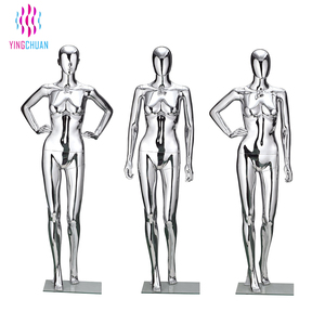 Hot Sale Human Model Classic Beautiful Manekin Realistic Elegant Practical Decorative Electroplated Female Mannequin for Shop - Product Image 1