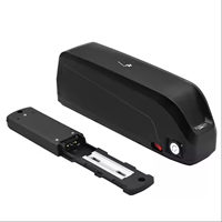 Batterie solide 52V HailongG80 pour vélo électrique, tube diagonal, avec cathode NCM, indicateur de puissance BMS, chargeur USB