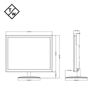 L92p 1280x1024 <span class=keywords><strong>HD</strong></span> độ phân giải 19 inch TFT LCD màn hình máy tính để bàn văn phòng hiển thị PC màn hình - Product Image 5