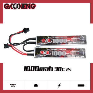 Gnb Gaoneng 1000Mah 2S 7.4V 30c 60c Rc Lipo Batterij Airsoft Sm Connector - Product Image 2
