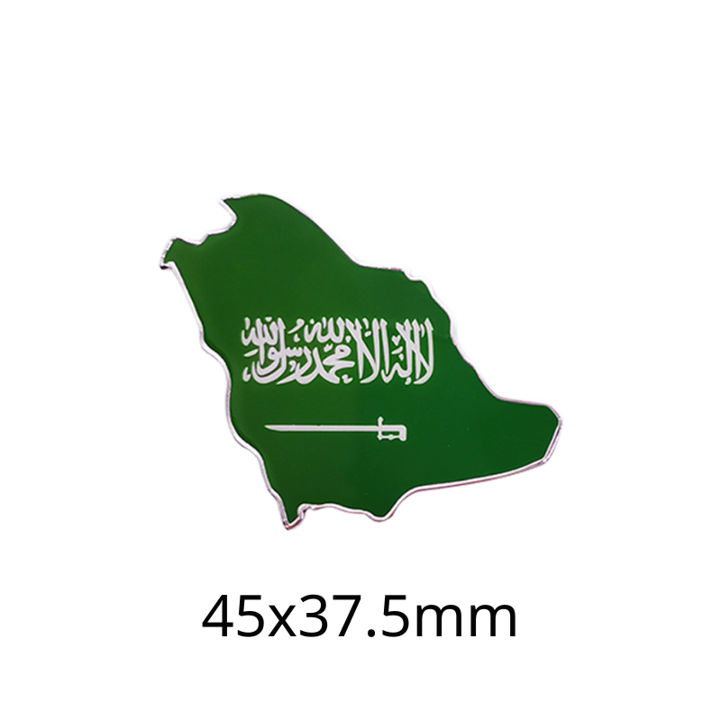 Saudi Arabian map badge