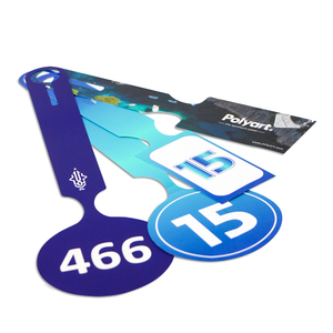 カスタム 旅行 エアライン スーツケース ロゴ 両面印刷 可変データ シリアルナンバー 紙ラベル PVC製 ラゲッジタグ ドアカードハンガー - Product Image 1