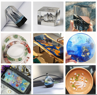 Kit de résine époxy transparente et durcisseur pour l'artisanat, la fabrication de bijoux, les moules en bois et en résine, Resina Epoxica a Y B