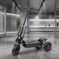 Skuter Listrik Lipat Allway 3.6KW 60V 11 Inci 3 Roda Berbahan Aluminium Alloy untuk Dewasa, Kecepatan Tinggi 76 km/jam, Jarak Jauh, Cocok untuk Perjalanan