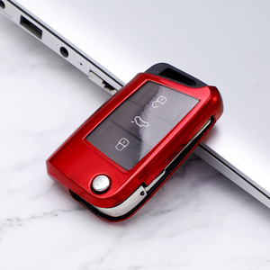 Étui à clés très vendu pour VW Golf 7 Mk7 <span class=keywords><strong>Seat</strong></span> Ibiza <span class=keywords><strong>Leon</strong></span> Fr <span class=keywords><strong>2</strong></span> Altea Aztec pour Skoda Octavia - Product Image 2