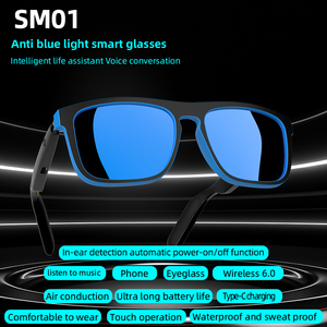 Lunettes Audio Intelligentes 2026 SM01 – Monture Titane et Plastique, Style Sport, Étanche, Longue Autonomie, Contrôle Tactile - Product Image 2