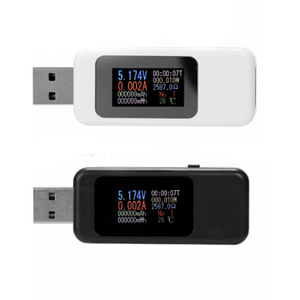 TOPCUS KWS-MX18L Probador USB con Pantalla a Color, Voltímetro Digital, Amperímetro, Medidor de Potencia de Carga, Detector USB MX18 - Product Image 1