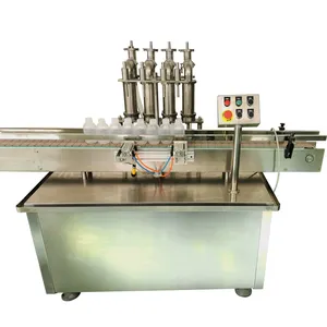 Automatic 4 Heads Filling Machine For Gel Hand Sanitizer Disinfection Gel Automatic Filling Machine