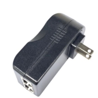 Adaptador RJ45 Power Over Ethernet (PoE) de 100-240 Vca a 48 V 0.5A Gigabit, Inyector PoE Pasivo para Cámaras Inalámbricas, Switch de Red y Puntos de Acceso (AP)