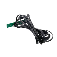 Boîtier d'ordinateur Panneau frontal Double USB 3.0 + Type C et LED Audio Entrée Sortie Micro avec interrupteur d'alimentation Ensemble Câble de carte mère pour boîtier PC