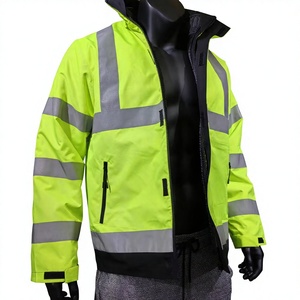 Veste anti-coupure en nylon et PE avec HPPE, bande réfléchissante et résistante à l'eau, modèle Deyan 002, coupe ample fluorescente - Product Image 5