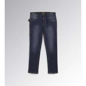 Jeans Diadora Pan Stone en Mezclilla Azul Lavado, Corte XS, Estilo Deportivo - Product Image 1