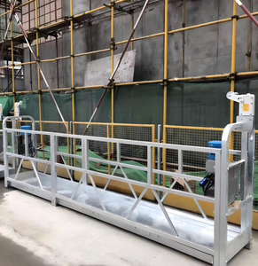 <span class=keywords><strong>Plateforme</strong></span> suspendue électrique galvanisée pour la construction de tours de haute altitude avec panier de <span class=keywords><strong>basket</strong></span> électrique intégré - Product Image 2