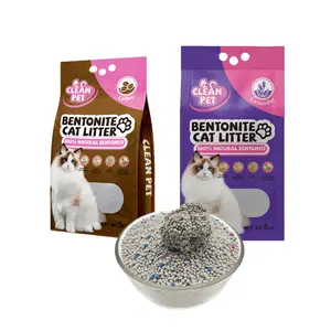 Easy Scoop Ball Shape 1-4mm Low Dust Pet Buy Cat Litter Bentonite