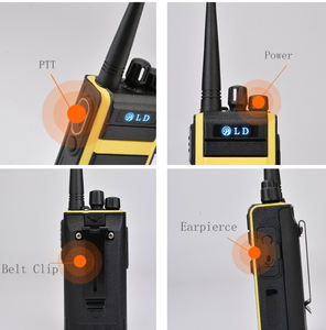 Diseño de patente Digital Talkie 10W Handy VHF UHF Radio móvil de 2 vías para Chase Climb Hotel Restaurant Trolling - Product Image 5