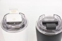 Gobelet isotherme à double paroi réutilisable personnalisé de 360 ml, tasse à café de voyage en acier inoxydable isolée de 450 ml avec couvercle, anti-fuite