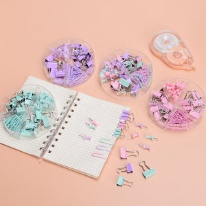 แฟ้มโลหะขนาดต่างๆ 55 ชิ้น<span class=keywords><strong>พ</strong></span>ร้อมหมุดกด อุปกรณ์สำนักงานน่ารักสำหรับโต๊ะทำงาน อุปกรณ์เสริมสำหรับโต๊ะทำงานที่ทนทาน - Product Image 3