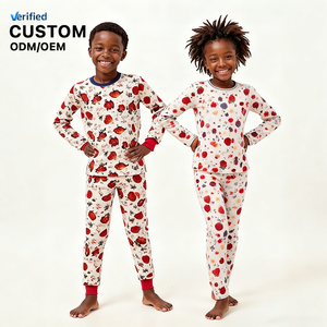 <span class=keywords><strong>Pyjama</strong></span> en fibre de bambou personnalisé Joymay pour enfants, vêtements de maison tendance, vente chaude, <span class=keywords><strong>pyjama</strong></span> pour garçons et filles, ensemble de <span class=keywords><strong>pyjama</strong></span> à manches longues pour enfants - Product Image 1