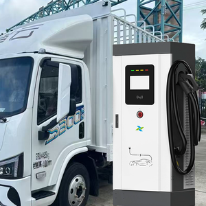 Nouvelle station de recharge pour flotte de véhicules électriques 350 kW avec écran LCD 7 pouces, recharge rapide CC 240 kW, double connecteur CCS/GBT, borne de recharge au sol pour voitures - Product Image 3