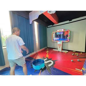 Machine de jeu vidéo de combat à deux joueurs Rouge et Bleu, équipement de divertissement d'arcade à grande échelle pour centre commercial, à monnayeur, réaliste - Product Image 4