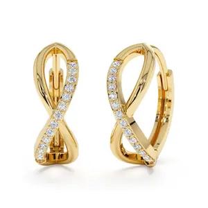 Gemnel new arrivals 2024 925 sterling siver gold earring modern women huggie earrings
