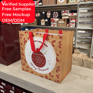 Venta al por mayor personalizado impreso respetuoso con el medio ambiente reciclar reutilizable comestibles PP laminado tela no tejida bolsas de la compra - Product Image 3