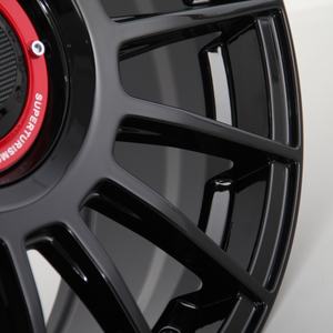 Gran oferta, ruedas 5x100 5x113, llantas de 17 y 18 pulgadas, ruedas de coche de pasajeros de aleación negra brillante para <span class=keywords><strong>VW</strong></span> <span class=keywords><strong>GOLF</strong></span> Mk6 Mk7 Mk8 <span class=keywords><strong>GTI</strong></span> - Product Image 4