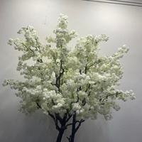 Promo! Pohon Sakura Buatan Warna Pink Putih, Dekorasi Plastik untuk Interior Rumah, Terbaru di Tik Tok YouTube Instagram