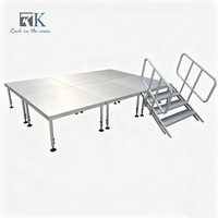 Plateforme de Scène Mobile Extérieure Réglable 1,22 m x 1,22 m – Offre Spéciale
