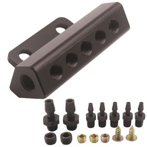 Adaptador de colector de vacío Getitall de 5 puertos, negro, para actualización del sistema de admisión del turbocompresor - Product Image 5