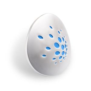 Placa de Identificación de Material Plástico Curvo con Esmalte Suave Azul y Hermoso Diseño de Concha - Product Image 6