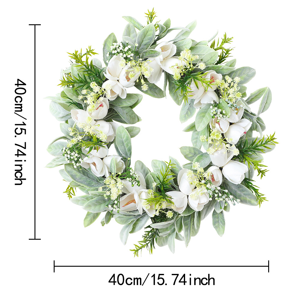 Light Green and White