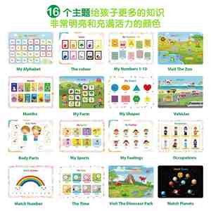 El Mejor Regalo para Niños en Edad Preescolar, Libro de Actividades de Aprendizaje Multifuncional con Pegatinas, Primer Libro de Actividades Educativas Tempranas - Product Image 3