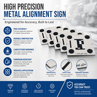 Placa de Identificación de Metal con Código QR Grabado con Láser en Acero Inoxidable Resistente a la Corrosión para Entornos Industriales Extremos