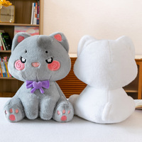 Peluche Lapin Princesse à Grande Tête Adorable, en Position Assise, Forme de Cœur, Super Douce, Apaisante et Anti-Stress