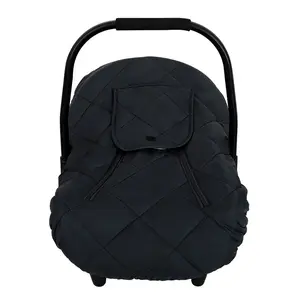 冬季加厚棉保暖婴儿背带罩户外婴儿背带式安全座椅罩