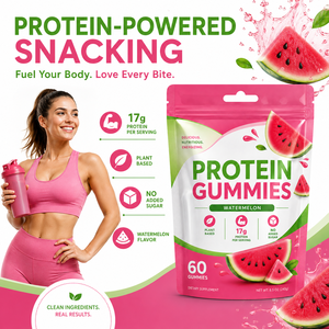 Gomitas Avanzadas con Alto Contenido de Proteína, 17 g por Porción, Aislado de Proteína de Guisante con Minerales Electrolíticos, Gomitas para Gimnasio y Estilo de Vida, OEM - Product Image 4