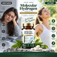 Comprimés d'hydrogène moléculaire OEM, 60 comprimés, soutiennent la santé cellulaire, complément alimentaire non-OGM