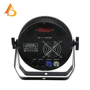 Luz LED Par de Aluminio 24x18w con Control DMX512 RGBWA UV 6en1 para Fiestas y Teatro - Product Image 4