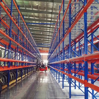 Étagères de stockage extensibles robustes - Système de poutres épaisses en acier laminé à froid avec revêtement en poudre époxy, adaptable avec les besoins de la croissance de l'entreprise