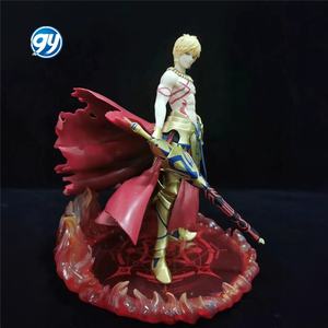 รูปปั้นอะนิเมะ Fate Gilgamesh ทองขนาด1/8รูปปั้นอะนิเมะ <span class=keywords><strong>FGO</strong></span> โมเดลฟิกเกอร์สำหรับจัดแสดงเครื่องประดับในกล่อง - Product Image 3