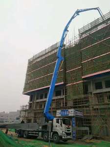 Camion pompe à béton de marque JIUHE, 25m, 30m, 38m, 43m, 52m, camion à béton, pompe à flèche, camion pompe à béton à vendre - Product Image 6