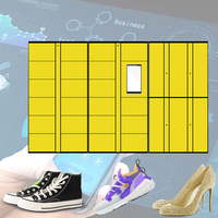 Armoire intelligente de lavage de chaussures, écran tactile convivial, borne libre-service, montage au sol/au mur pour les communautés modernes