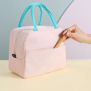 Custom Logo PLA Biodegradable Work Picnic Cooler Bag Waterproof Non-Woven Handled Lunch <b>Box</b> <b>Camping</b> BBQ Travel Shopping Bags - Product Image 6