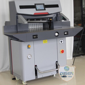 Double Hydraulic PLC Controlled Motor Automatic 5210DP <b>Paper</b> Cutting Machine 520mm <b>Guillotine</b> Knife A3 Size - Product Image 4