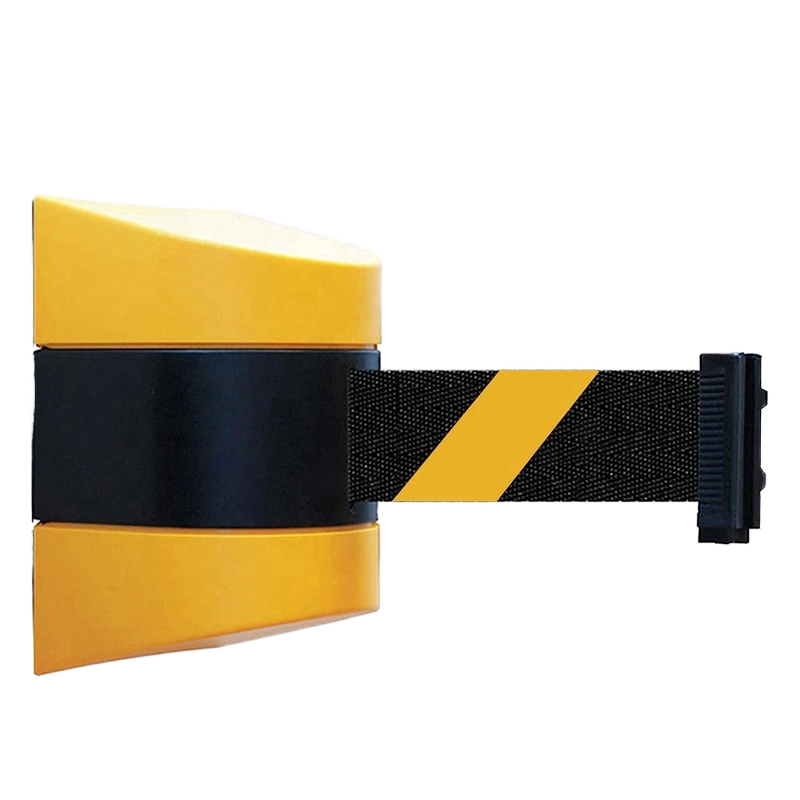 Retractable Belt Barrier 2/3/5/10m Retractable Belt Barrier, Wall Mounted Queue Rope Barrier, Crowd Control Ribbon, Line Dividers For Crowds For Outdoor Parking Lot - View #8