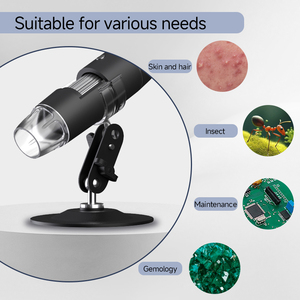 Microscopio <span class=keywords><strong>digital</strong></span> al por mayor de fábrica con cámara de microscopio con zoom de 8 LED 1600X para Android IOS - Product Image 4